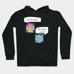 No Pants Funny Bootleg Broken Translation Hoodie